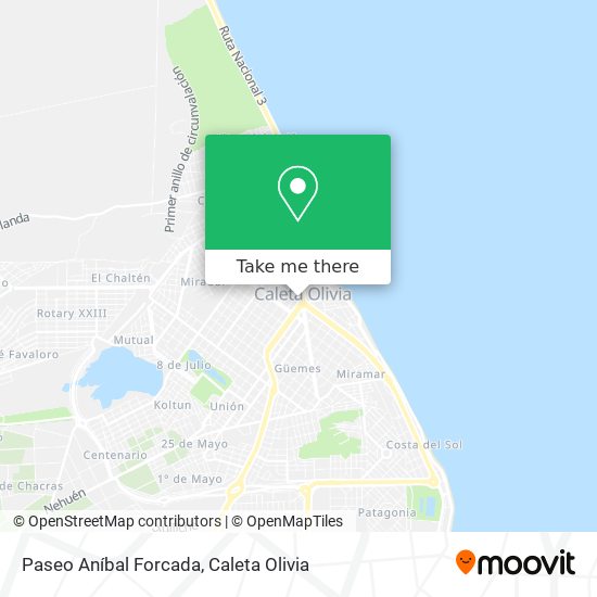 Mapa de Paseo Aníbal Forcada