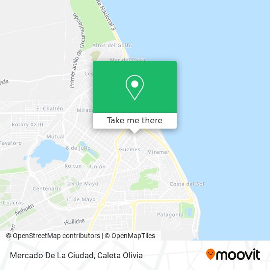 Mercado De La Ciudad map