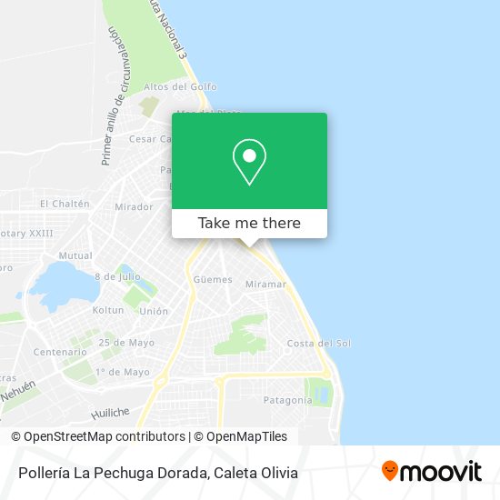 Pollería La Pechuga Dorada map