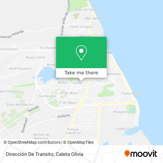 Dirección De Transito map