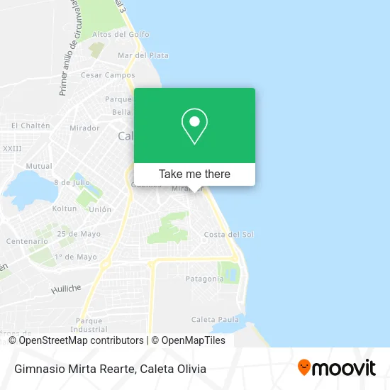 Gimnasio Mirta Rearte map