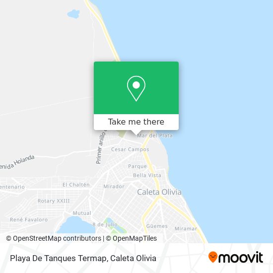 Mapa de Playa De Tanques Termap