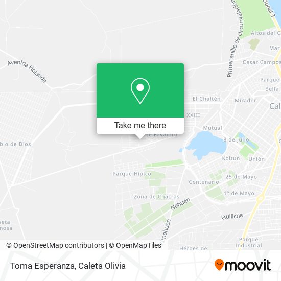 Mapa de Toma Esperanza