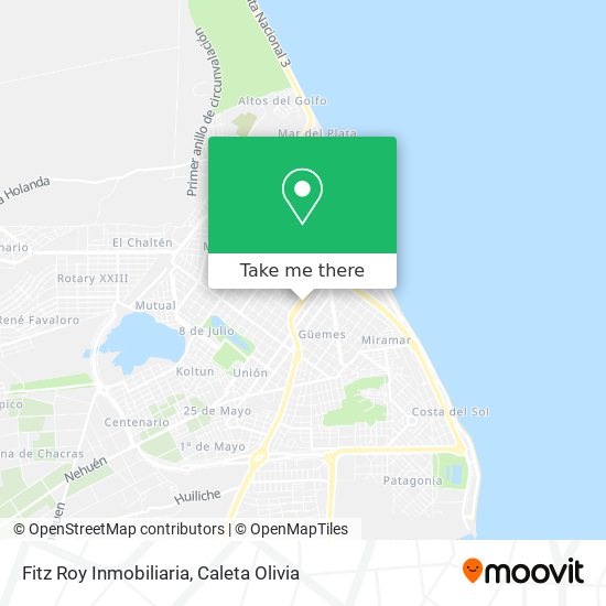 Fitz Roy Inmobiliaria map