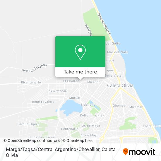 Marga / Taqsa / Central Argentino / Chevallier map