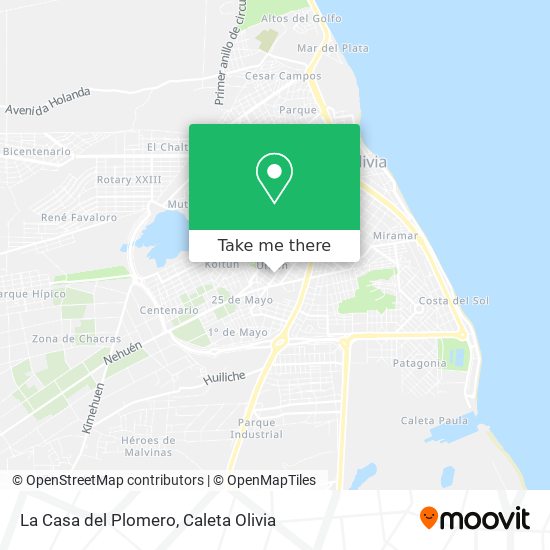 La Casa del Plomero map