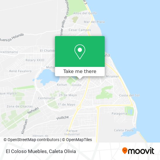 El Coloso Muebles map