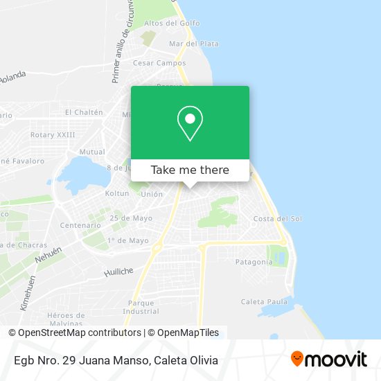 Egb Nro. 29 Juana Manso map