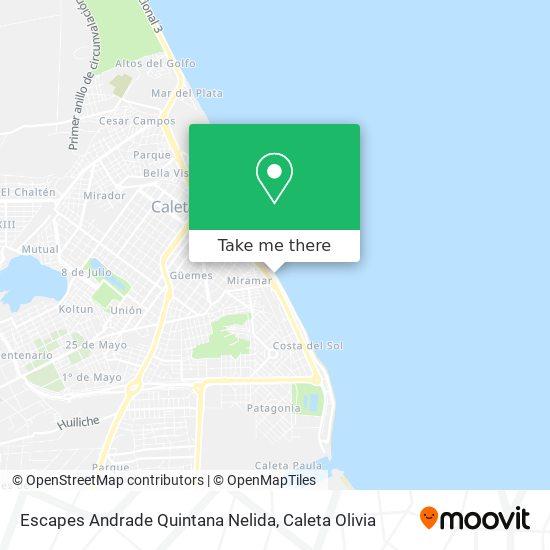 Escapes Andrade Quintana Nelida map
