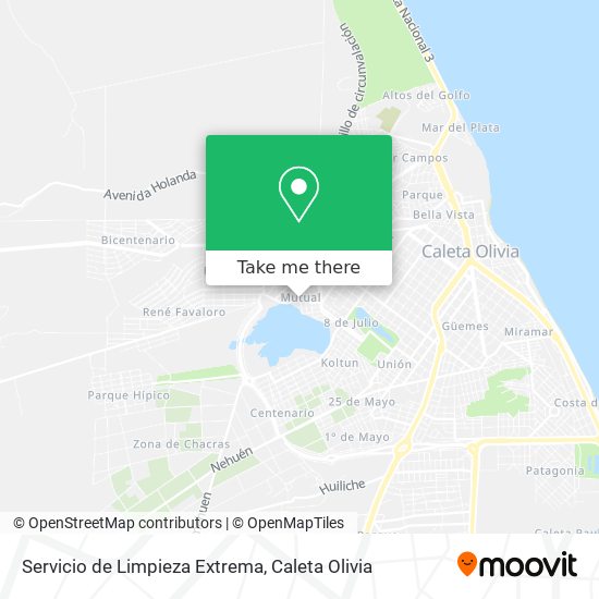 Servicio de Limpieza Extrema map