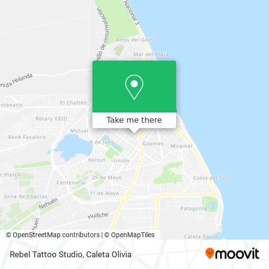 Rebel Tattoo Studio map