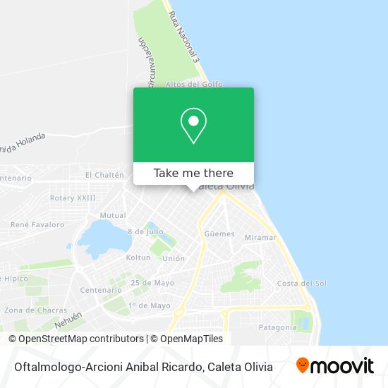 Mapa de Oftalmologo-Arcioni Anibal Ricardo