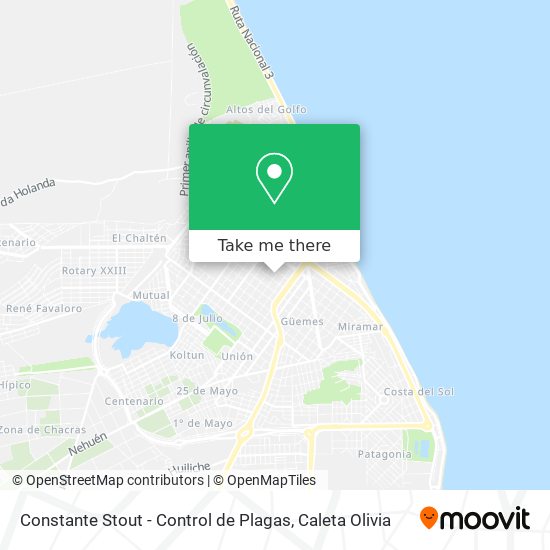 Mapa de Constante Stout - Control de Plagas