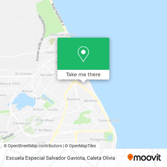 Mapa de Escuela Especial Salvador Gaviota