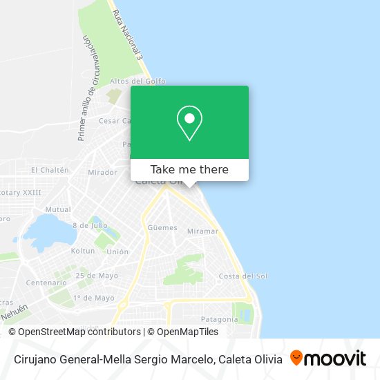 Cirujano General-Mella Sergio Marcelo map