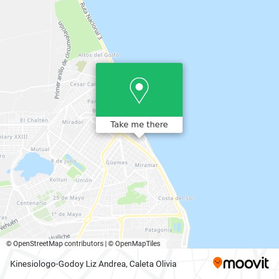 Kinesiologo-Godoy Liz Andrea map