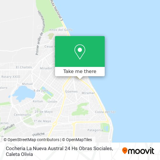 Cocheria La Nueva Austral 24 Hs Obras Sociales map