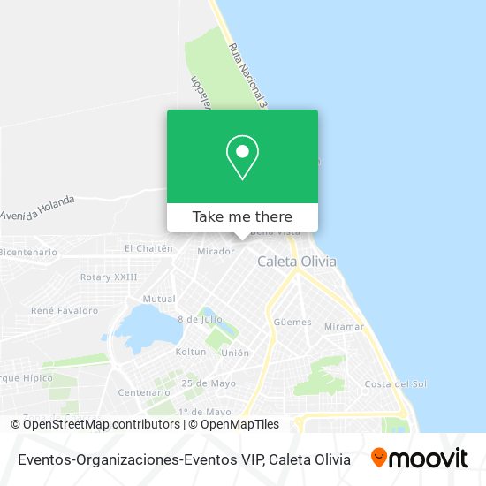 Mapa de Eventos-Organizaciones-Eventos VIP