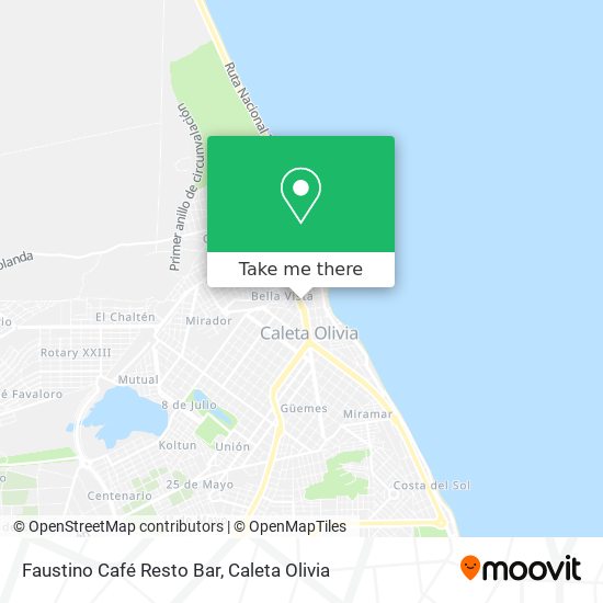Faustino Café Resto Bar map