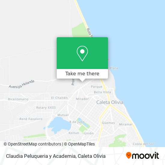 Claudia Peluqueria y Academia map