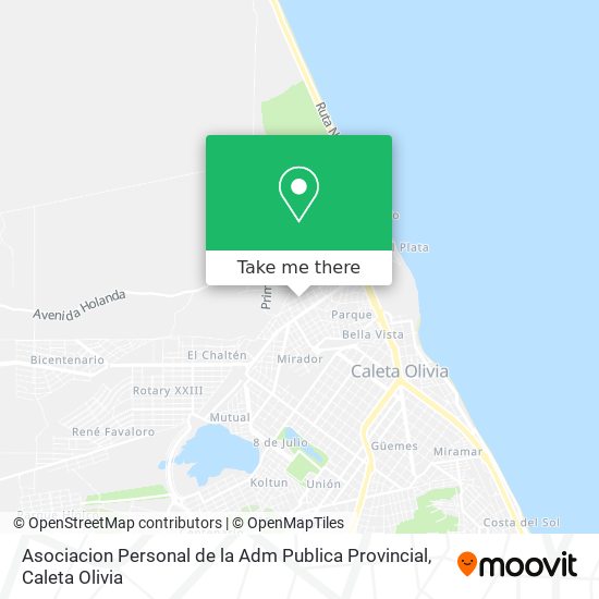 Asociacion Personal de la Adm Publica Provincial map