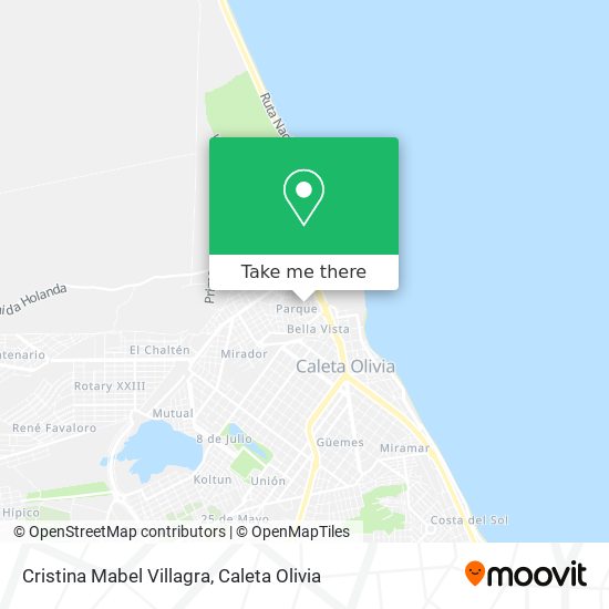 Mapa de Cristina Mabel Villagra