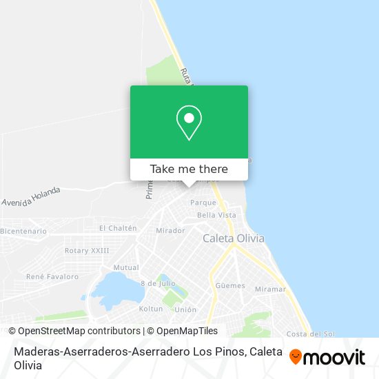 Mapa de Maderas-Aserraderos-Aserradero Los Pinos