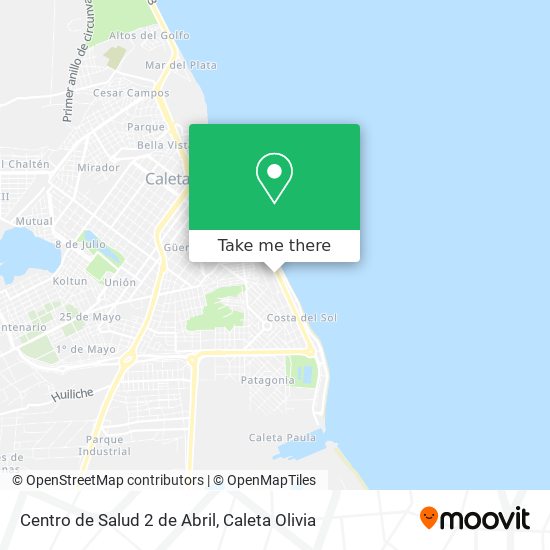Mapa de Centro de Salud 2 de Abril