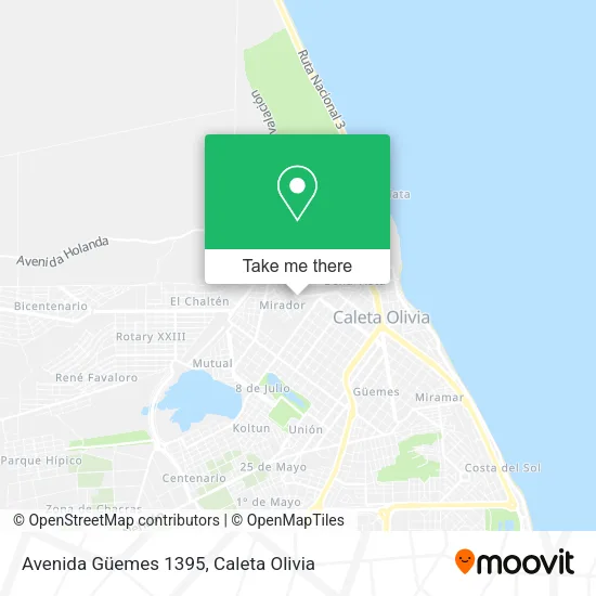 Avenida Güemes 1395 map