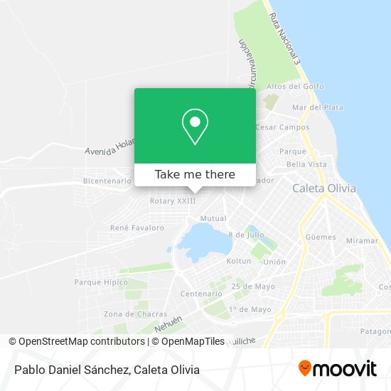 Pablo Daniel Sánchez map