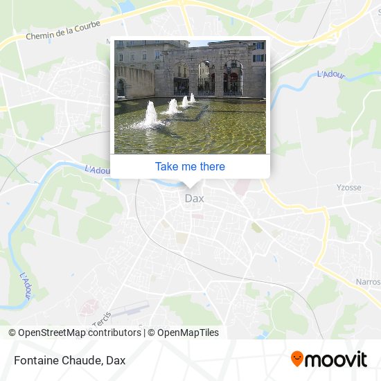 Fontaine Chaude map