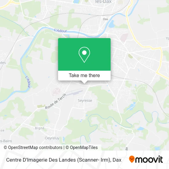 Centre D'Imagerie Des Landes (Scanner- Irm) map