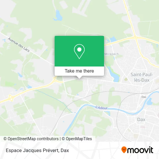 Espace Jacques Prévert map