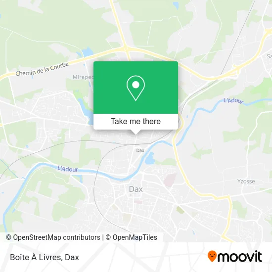Boîte À Livres map