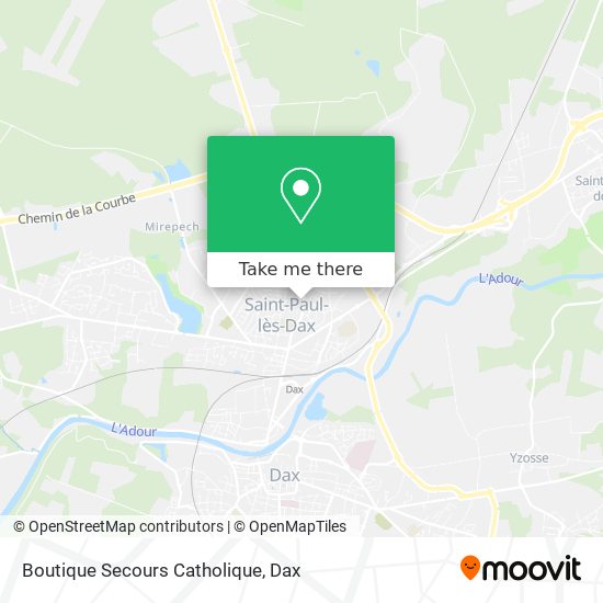 Boutique Secours Catholique map