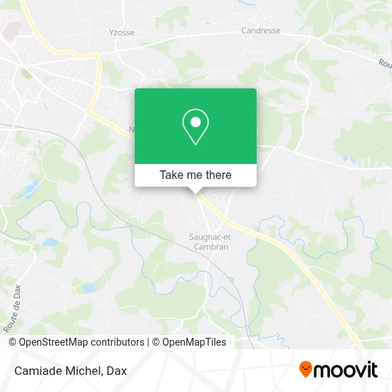 Camiade Michel map