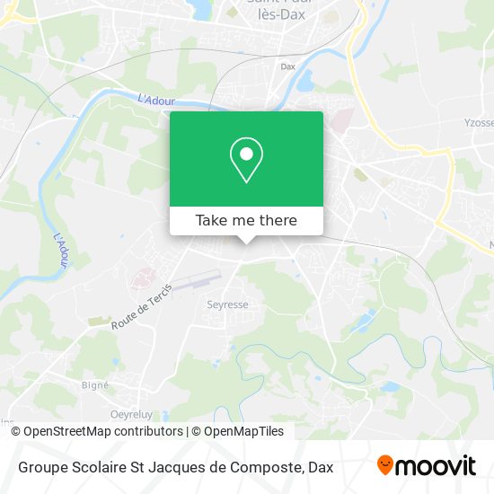 Groupe Scolaire St Jacques de Composte map