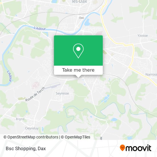 Bsc Shopping map