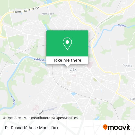 Dr. Dussarté Anne-Marie map