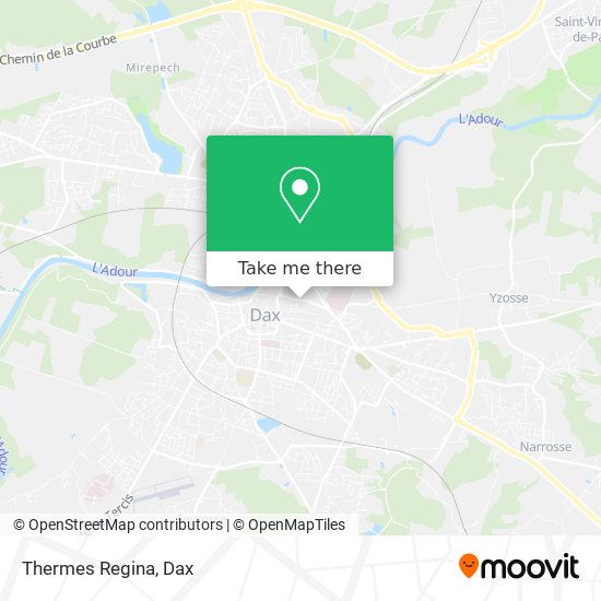 Thermes Regina map