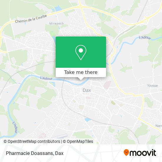 Pharmacie Doassans map