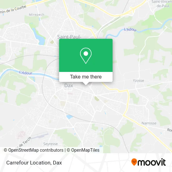 Carrefour Location map