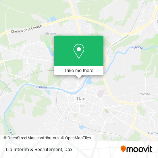 Lip Intérim & Recrutement map