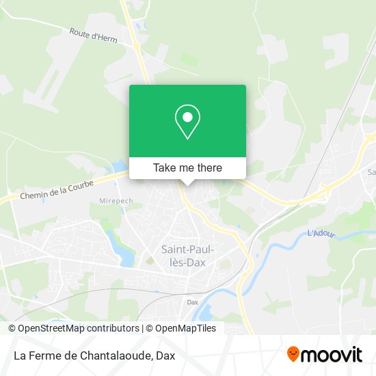 La Ferme de Chantalaoude map