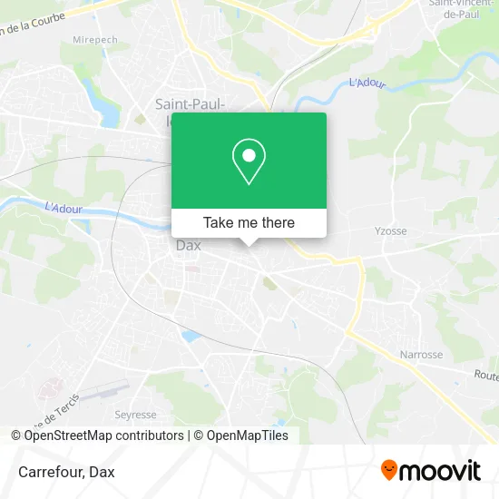 Carrefour map