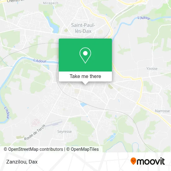 Zanzilou map