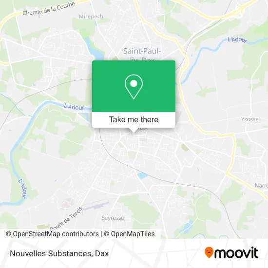 Nouvelles Substances map