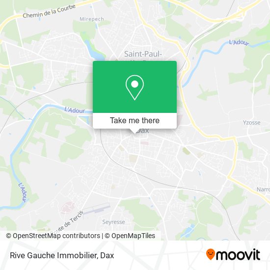 Rive Gauche Immobilier map