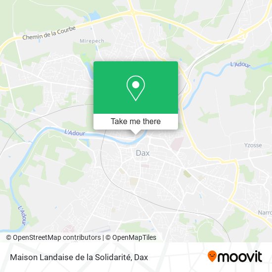 Maison Landaise de la Solidarité map
