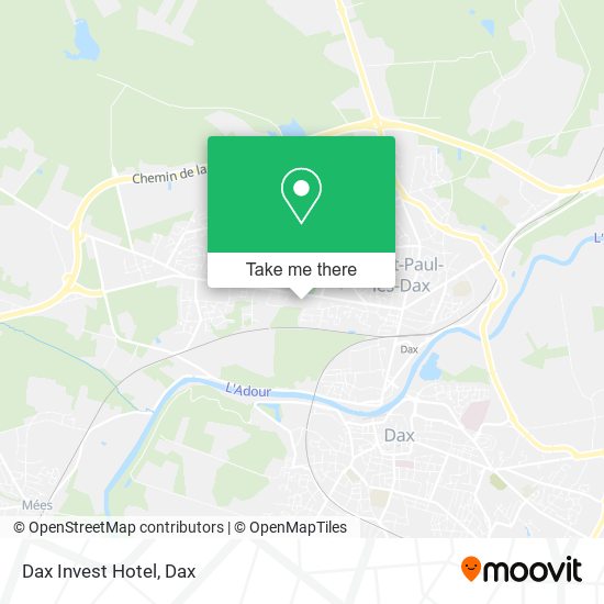 Dax Invest Hotel map